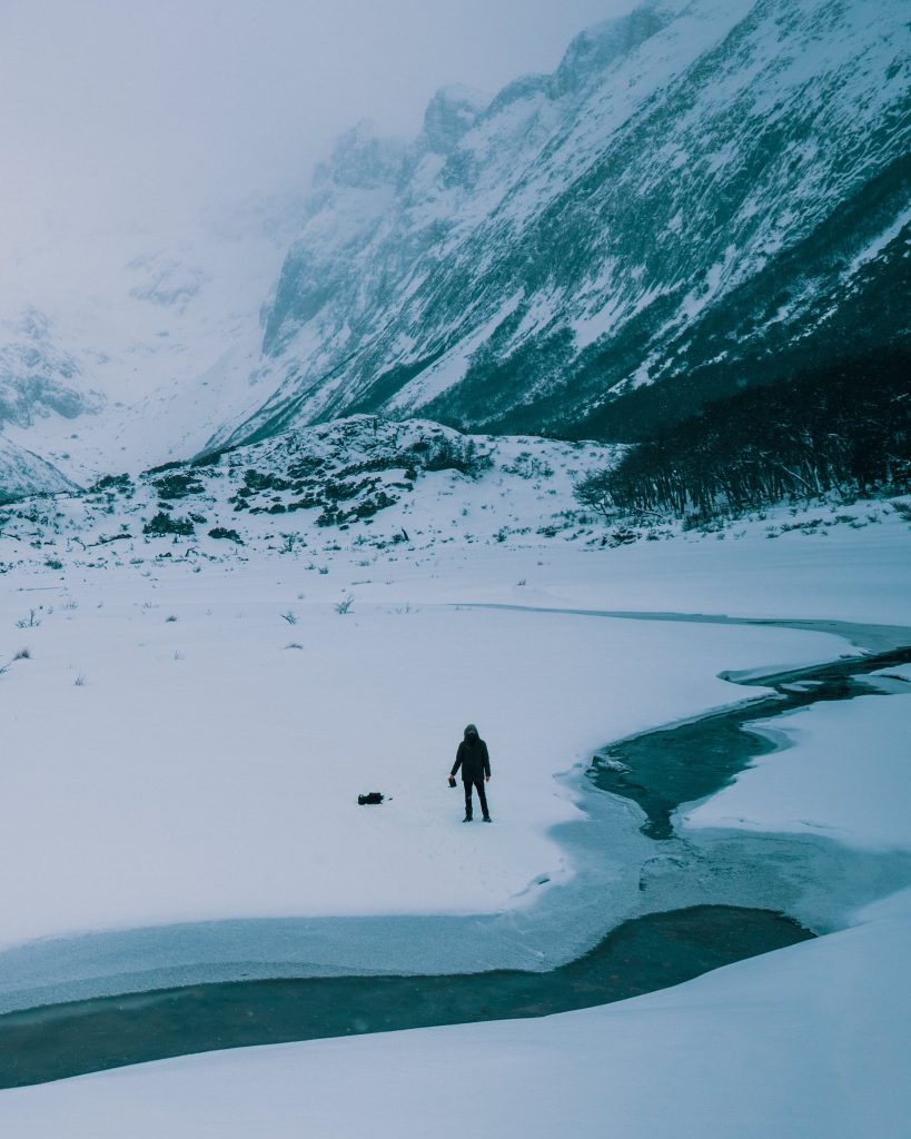 5 destinos de neve na América do Sul lary di lua